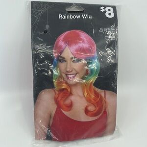 Unleash Your Vibrant Side with‎ our **RAINBOW MULTICOLOR WIG**